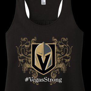 Vegas Golden Knights (VGK) Vegas Strong Tank Tops